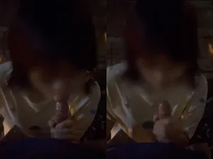 Cởi quần bắt ghệ kính cận mút cu